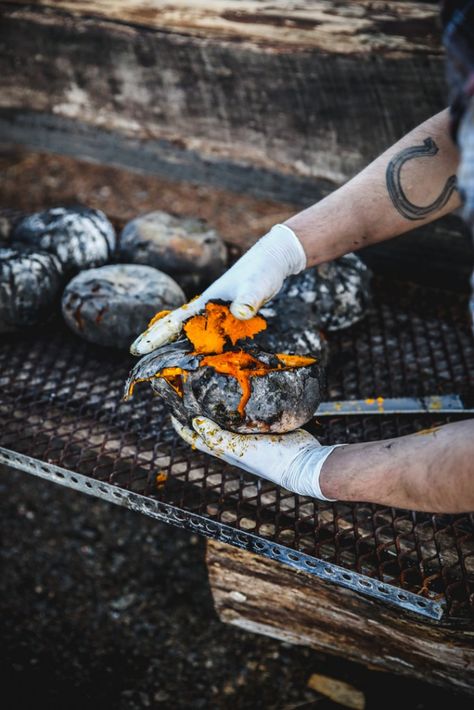 Wood Fire Cooking, Food On Fire, Bbq Photography, Beach Cooking, Portland Oregon Photography, Secret Supper, Bbq Event, Sound And Vision, Trail Food