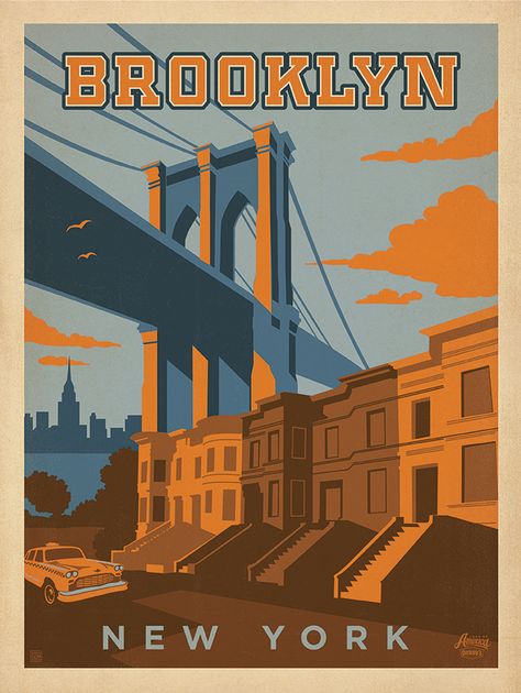 Wall Posters Printables, American Travel Posters, Postal Vintage, New York Poster, 강아지 그림, Deco Poster, Travel Postcard, Retro Travel Poster, American Travel