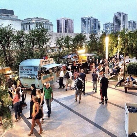 Food Truck Events, Peru Beaches, Truck Festival, Food Truck Festival, Street Mall, Food Park, Food Truck Design, Outdoor Food, Food Hall