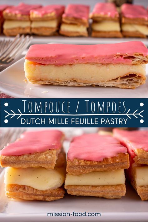 Dutch Pastry Recipes, Dutch Dessert Recipes, Dutch Pastries, Exotic Desserts, Dutch Desserts, Dutch Treats, Baking Activities, Pastry Cream Filling, Dutch Food