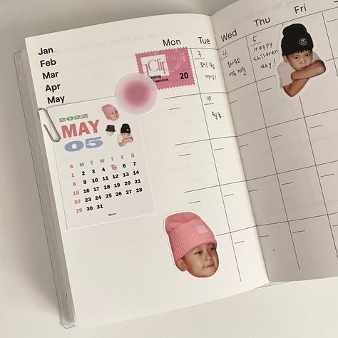 Calendar Aesthetic Journal, Bday Calendar Ideas, Calender 2024 Aesthetic, Aesthetic Calendar Ideas, 2025 Journal, Drama Journal, Memories Aesthetic, Ideas Journal, Calendar Ideas