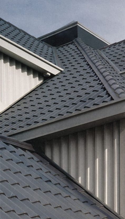 stile metal spanish roof pictures | Steel Metal Roof - Spanish Tile Look Metal Shake Roof, Spanish Tile Roof, Metal Shingles, Roof Cap, Steel Roofing, Roof Styles, Metal Tile, Spanish Tile, Roof Tiles