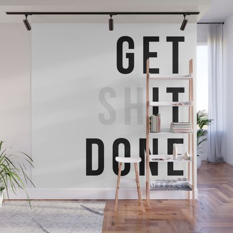 Warehouse Decor, Interior 2024, Office Wall Graphics, Office Mural, Office Wall Design, Office Remodel, Office Branding, Removable Wall Murals, Indoor Cycling