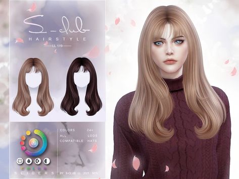 Sims 4 Cc 60s Hair, Sims 4 Cc Hair Curtain Bangs, Sims 4 Hair Collection, Sims 4 Cc Hair With Bangs, Sims 4 Cc Bangs, Sims 4 Cc Hair Bangs, Cc Hair The Sims 4, Sims 4 Bangs, The Sims Resource Hair