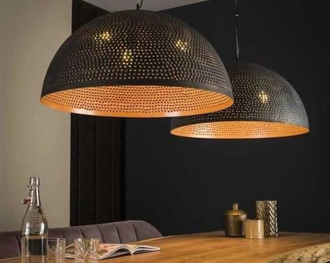 Lights Over Kitchen Island Modern, Pendant Lights Over Kitchen Island Modern, Large Pendant Lights Over Kitchen Island, Black Dome Pendant Light, Lamp Photoshoot, Brass Dome Pendant Light, Brass Dome Pendant, Dome Light Fixture, Oversized Pendant Light