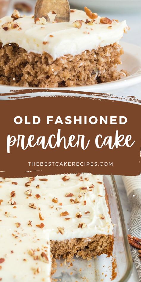 Spice Cake Mix Recipes, Preacher Cake, The Best Cake Recipes, Boxed Cake Mixes Recipes, The Preacher, Cake Mix Desserts, Spice Cake Recipes, Boxed Cake, Spice Cake Mix