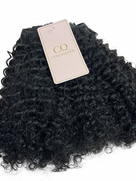 Clip In Hair Extensions - CurlsQueen 3b 3c Hair, Black Natural Hair, Black Ponytail, 3c Hair, Sleek Ponytail Hairstyles, Curly Clip Ins, Black Ponytail Hairstyles, Human Hair Clip Ins, Bantu Knots