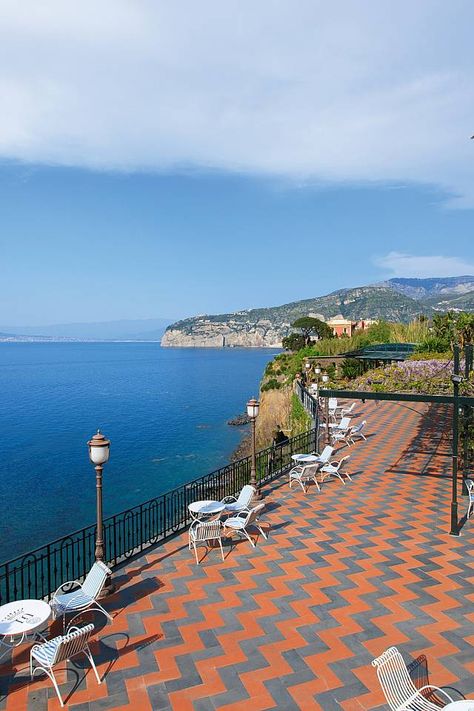 Grand Hotel Royal Sorrento | 5 Star Hotel in Sorrento Centre Grand Hotel Royal Sorrento, Sorrento Wedding, Sorrento Hotel, Italy April, Mount Vesuvius, Hotel Royal, 5 Star Hotel, Explore Italy, Italy Trip