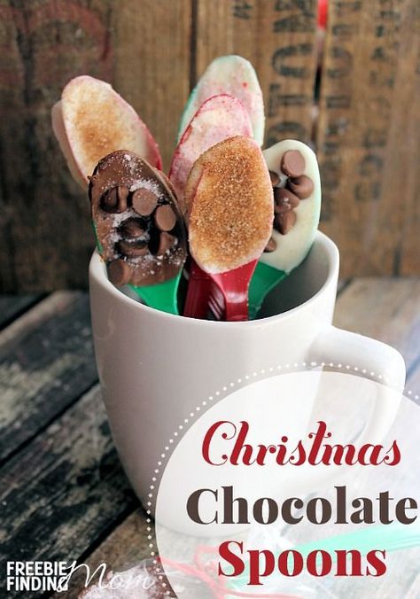 Need an easy homemade holiday gift idea? Here you’ll learn how to make chocolate spoons that are perfect for dipping into milk, hot chocolate, and coffee. Simply coat spoons with melted chocolate then add your favorite toppings like crushed peppermint, mini chocolate chips, cinnamon sugar, crushed toffee pieces, mini marshmallows and more. They make delicious Christmas presents and are perfect for winter or holiday parties too. Candy Spoons, Crushed Peppermint, Hot Chocolate Spoons, Chocolate And Coffee, Homemade Holiday Gifts, Chocolate Spoons, Hot Cocoa Bar, Homemade Holiday, Hot Chocolate Bars