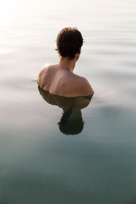 Male Portrait Poses, Lake Photoshoot, Water Shoot, Water Aesthetic, Taking A Bath, Men Photoshoot, Beach Shoot, Best Portraits, Male Photography