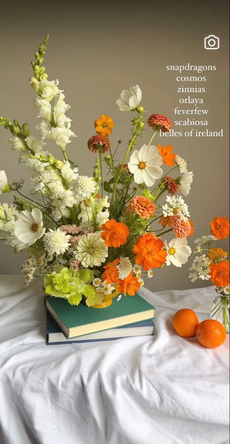 Orange Cosmos, List Of Flowers, Orange Wedding, Wedding Mood Board, Go For It, Wedding Mood, Flower Farm, Get Creative, Orange Flowers