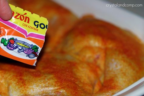 Goya Sazon Goya Chicken Recipes, Sazon Chicken Recipes, Sazon Goya Recipes, Spanish Dinners, Goya Sazon Recipe, Goya Recipes, Sazon Recipe, Sazon Goya, Goya Recipe