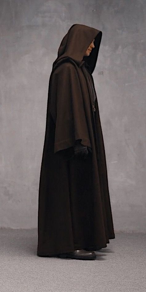 Anakin Costume, Jedi Cloak, Cloak Outfit, Jedi Outfit, Sister Costumes, Jedi Robe, Jedi Cosplay, Jedi Costume, Medieval Cloak