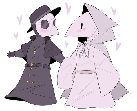 Plague Nurse Drawing, Plauge Doctor Matching Icons, Plague Nurse And Doctor, Plague Doctor Matching Icons, Plague Doctor Aesthetic Pfp, Plague Doctor And Nurse Art, Plauge Doctor And Nurse, Plague Doctor And Plague Nurse, Plauge Doctor Matching Pfps