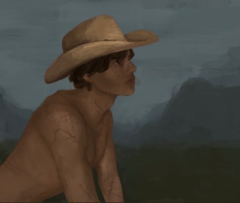 Remus lupin wearing a cowboy hat fanart Cowboy Marauders, Cowboy Remus Lupin, Cowboy Remus, Moony Fanart, Save A Horse Ride A Cowboy, Ride A Cowboy, Remus Lupin, Harry Potter Marauders, Marauders Era