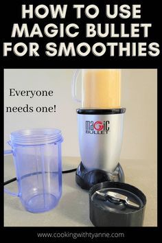 Ninja Bullet Smoothie Recipes, Bullet Smoothie Recipes, Magic Bullet Recipes Healthy, Ninja Blender Recipes Smoothies, Nutribullet Recipes Breakfast, Magic Bullet Smoothie Recipes, Magic Bullet Smoothies, Smoothie Recipes Easy, Basic Smoothie Recipe