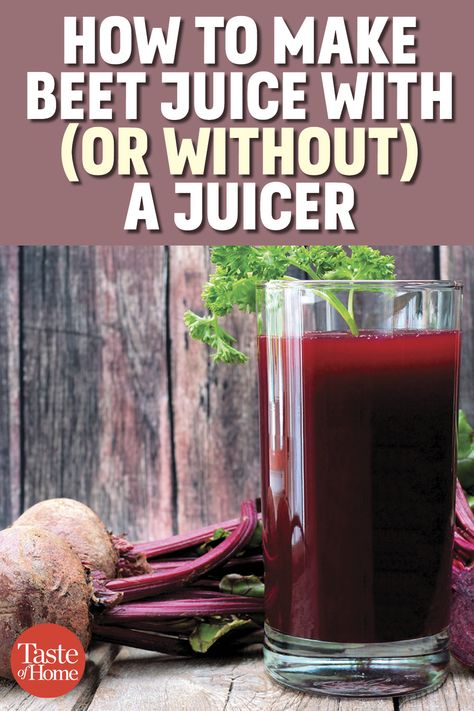 Canning Beet Juice, Fresh Beet Juice Recipes, Blended Beet Juice, How To Make Beet Juice Without A Juicer, Juicing Beets Benefits, How To Make Beet Juice, How To Juice Beets, Homemade Beet Juice, Beet Root Juice Recipes