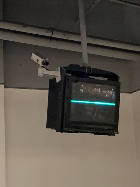 Camera Art Installation, Security Camera Photography, Old Security Camera, Old Technology Aesthetic, Crt Tv Aesthetic, Security Camera Aesthetic, Jay Merrick, Fart Noises, Machine Aesthetic