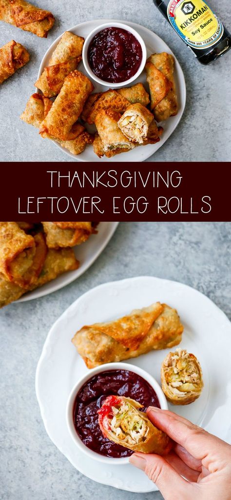 Leftover Turkey And Stuffing, Brussel Sprouts Appetizer, Turkey And Stuffing, Thanksgiving Leftover, Holiday Leftovers, Thanksgiving Leftover Recipes, Egg Roll Wrappers, Thanksgiving Leftovers, The Leftovers