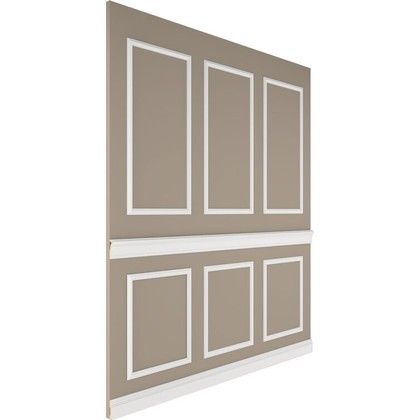 Cost-Saving Decorating Tricks and When to Splurge - Laurel Home Wainscot Paneling, Wainscoting Kits, Millwork Wall, Niche Wall, Wall Panel Molding, Corner Moulding, Wainscoting Panels, Plank Walls, Panel Moulding