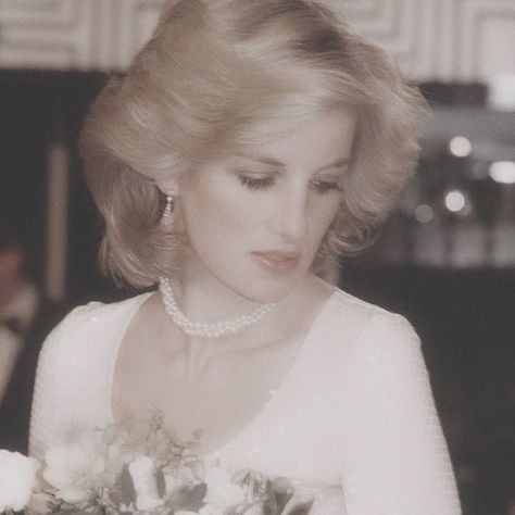 Princess Diana, A Woman, Flowers, White