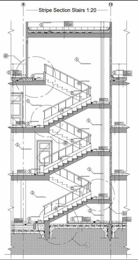 Raised Floor Detail, Stairs Section, Staircase Plan, Pixie Cut Black Women, Stair Design Architecture, Haircut Black Women, Stair Plan, Metal Building Designs, Staircase Design Modern