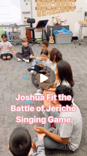 Joshua Fought The Battle Of Jericho Craft, The Battle Of Jericho Craft For Kids, Joshua And The Walls Of Jericho, Joshua And Jericho Activities, Wall Of Jericho Activity, Jericho Walls Craft, Bible Study Games Small Groups, Bible Teaching For Kids, Joshua Fought The Battle Of Jericho