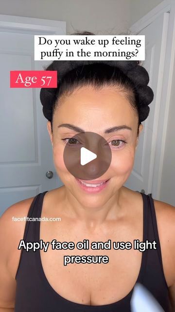 FaceFit Canada on Instagram: "Do you wake up feeling puffy in the morning? Let’s get rid of that puffiness.  #reducepuffiness #morningskincare #womenover50 #beautytools #facefitroller #facefitcanada" Puffy Face Remedy How To Get Rid, Puffy Face In The Morning, Puffy Face, Morning Massage, Face Time, Morning Skincare, Face Yoga, Puffy Eyes, Skin Tips