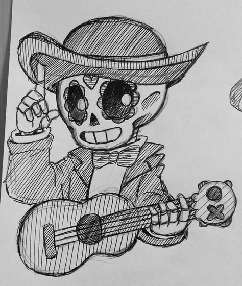 Brawl Stars Art, Guitar Drawing, 30 Day Drawing Challenge, Epic Drawings, Stars Art, Drawing Now, Astuces Diy, Cute Sketches, Star Character