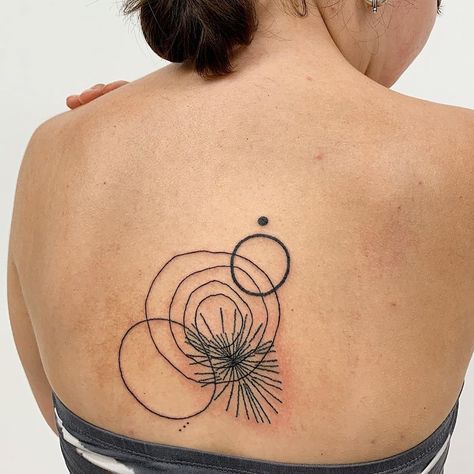 Cosmos Tattoo, Circle Tattoo, Back Piece, Back Pieces, Compass Tattoo, Dreamcatcher Tattoo, Leg Tattoos, Cosmos, Circles