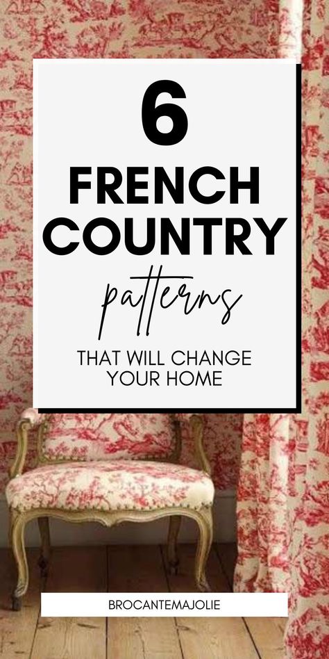 Experience the timeless beauty of French country patterns in your kitchen decor. From charming aprons to exquisite fabric choices, discover how these patterns add character and style to your culinary space. Explore the art of French country decorating as floral and toile fabrics bring a touch of sophistication to every corner. Elevate your kitchen with the allure of quilts and the rustic elegance that defines French country patterns. Toile Fabric French, French Country Area Rugs, French Country Patterns, English Country Style Kitchen, French Country Rugs Living Room, Modern French Country Kitchen Cabinets, French Country Accent Wall, French Country Library, English Farmhouse Interiors