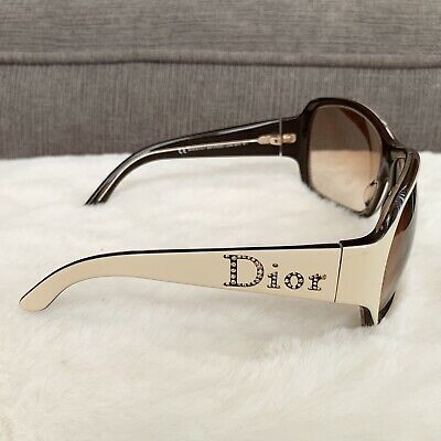 (eBay) Christian Dior Logo Strass 1 AZKTX 60-17-110 Cream Crystals Sunglasses Dior Clothes Aesthetic, Dior Sunglasses Women, Dior Items, Dior Glasses, Designer Things, Christian Dior Logo, Luxury Glasses, Crystal Sunglasses, Y2k Sunglasses