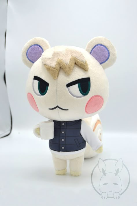 Cat Litter Cabinet, Animal Crossing Plush, Animal Crossing Memes, His Clothes, Animal Crossing Characters, Handmade Plushies, Cinnamon Bun, Animal Crossing Pocket Camp, Kawaii Plush