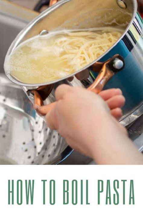 Housekeeping Hacks, Fettuccine Noodles, Boiling Pasta, Elbow Pasta, Dishwasher Tablets, Spaghetti Noodles, Perfect Pasta, Pasta Noodles, Penne Pasta