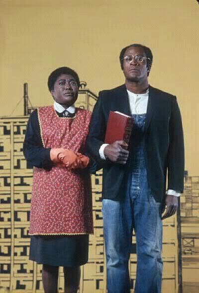 ART Good Times Tv Show, American Gothic Parody, John Amos, Black Tv Shows, Norman Lear, Black Glamour, Black Tv, Black Entertainment, Vintage Black Glamour