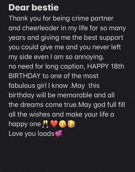 Notes#birthday#bestfriend#love❤️💞 Birthday Notes For Best Friend Cards, Note For Friends Birthday, Happy Birthday Bestie Message, Happy Birthday Bestie Long Paragraph, Birday Wishes Quotes For Friend, Bestie Birthday Quotes Short, Happy Birthday Support System, Good Bye Quotes For Best Friend, Long Paragraphs For Best Friend Girl