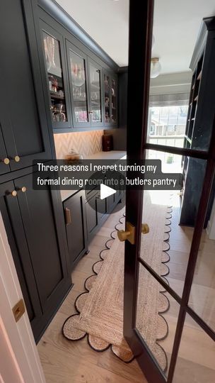 50K views · 1.6K reactions | My most viewed reel of 2023 with 23M views. 𝗖𝗮𝗽𝘁𝗶𝗼𝗻: We completely gutted and renovated our home and in that process converted the formal dining room into a butlers pantry as well as a mudroom and laundry room. Here are three reasons I regret doing that: 1. It gave us so much extra storage space that now I only need to go to Costco half as often, which is just sad. 2. It gave us a beautiful way to display our liquor and now our friends have too much fun at our house when we host. 3. It’s such a functional part of our home that I use this space everyday and now I have to clean it more often. 😉 Would you ever consider removing a traditional room in your home to gain a more functional space? | Allison Roman | Home Decor | Style | Lifestyle | Fireshime Roman Home Decor, Convert Dining Room, Converted Dining Room, Allison Roman, Lakehouse Ideas, 50k Views, Butlers Pantry, I Regret, Most Viewed