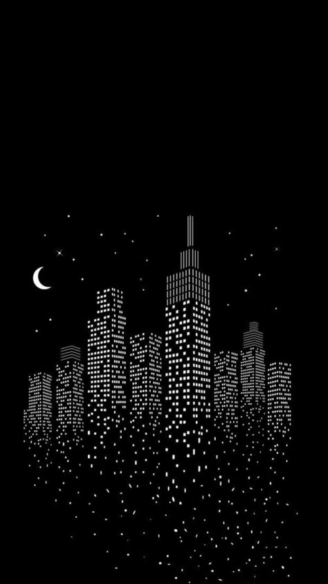 Black City Aesthetic Wallpaper, R6 Wallpaper, Black Background Painting, Black Paper Drawing, Flow Painting, Small Canvas Paintings, Creation Art, Witchy Wallpaper, Black Night