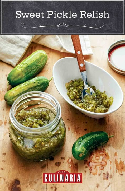 So long, Vlasic. Once you try your hand at making your own sweet relish, you can cross one more condiment off your shopping list. #relish #pickles #preserving #cucumbers Sweet Pickle Relish Recipe, Sweet Relish Recipe, Sweet Pickles Homemade, Pickle Relish Recipe, Sweet Pickle Relish, Easy Picnic Food, Sweet Relish, Relish Recipe, Relish Recipes