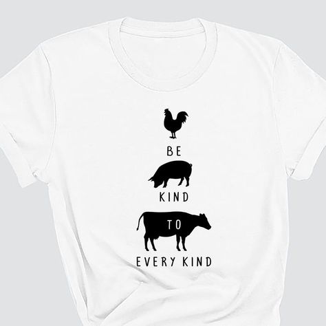 Vegan Tee Shirt gift / Funny vegan t-shirt / Vegan top Vegan T Shirt, Vegan Products, Vegan Shirt, Pride Tshirts, Be Kind, Shirt Price, Womens Clothing Tops, Tee Shirt, Colorful Shirts