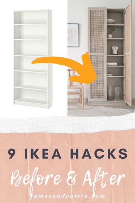 #diyproject #hacks Ikea House Hacks, Walmart Furniture Hack, Ikea Hacks Furniture, Ikea Cane Hacks, Ikea Makeover Diy, Ikea Transformation Ideas, Ikea Entertainment Center Hacks, Ikea Furniture Hacks Living Room, Furniture Renovation Ideas