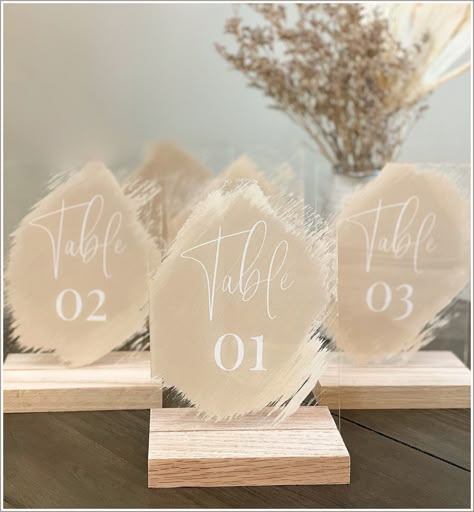 Wedding Table Decorations - Who does not enjoy getting a great offer from leading brands. Click to see more NOW! Table Seat Numbers, Wedding Table Acrylic Sign, Hexagon Table Numbers, Champagne Wedding Themes, Wedding Table Inspiration, Neutral Wedding Decor, Life Milestones, Modern Wedding Table, Hexagon Table