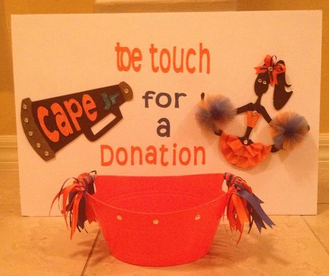 Fundraiser idea for games.. Could be tumbling too Cheer Fundraiser Ideas, Peewee Cheer, Cheerleading Crafts, Cheer Fundraiser, Cheerleading Fundraiser, Fundraising Poster, Cheer Posters, Cheerleading Coaching, Cheer Extreme