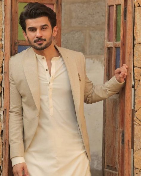 Pakistani Mens Wedding Outfits, Prince Coat Wedding Pakistani Men, Slim Fit Formal Pants, Fahad Sheikh, Muslim Men Clothing, Gents Shirts, Pakistani Mehndi, Boys Kurta Design, Prince Coat