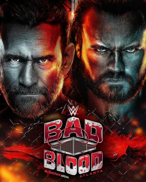 Bad Blood Wwe Aesthetic, Punk Drawing, Raw Wwe, Nia Jax, Shawn Michaels, Cody Rhodes, Finn Balor, Vince Mcmahon, Drew Mcintyre