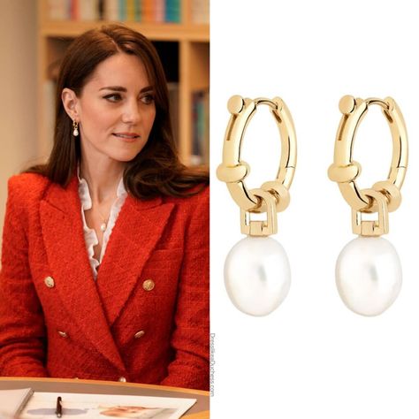 21 Pairs of Kate Middleton's Favorite Pearl Earrings - Dress Like A Duchess Princess Catherine Jewellery, Kate Middleton Pearls, Kate Middleton Earrings Jewelry, Kate Middleton Pearl Earrings, Pearl Earrings Outfit, Kate Middleton Earrings, Kate Middleton Jewelry, Double Pearl Earrings, Drop Pearl Earrings