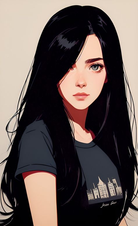 ArtStation - City Girl Female Art Painting, 캐릭터 드로잉, Girly Art Illustrations, Digital Art Anime, Digital Art Girl, City Girl, Girly Art, الرسومات اللطيفة, Cartoon Art Styles