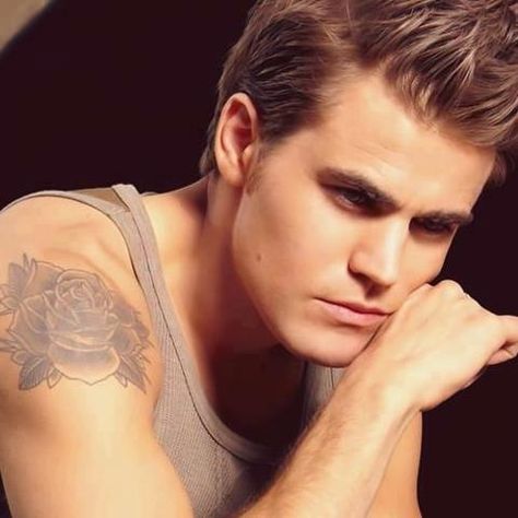 Stefan's Tat Paul Wesley Tattoo, Vampire Diaries Enzo, Paul Vampire Diaries, Steven Mcqueen, Paul Wesley Vampire Diaries, Anne Taintor, Michael Trevino, Candice Accola, Vampire Diaries Stefan