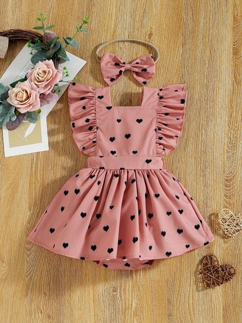 Unique Baby Clothes, Baby Heart, Summer Baby Clothes, Bodysuit Dress, Kids Fashion Clothes, Newborn Dresses, Baby Outfits, Kids Fashion Girl