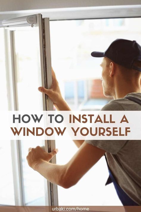 Window Replacement Diy, How To Replace A Window, How To Replace Windows, Adding A Window To An Exterior Wall, Window Replacement Before And After, Diy Window Replacement, Replace Windows, Installing Replacement Windows, Diy Home Upgrades